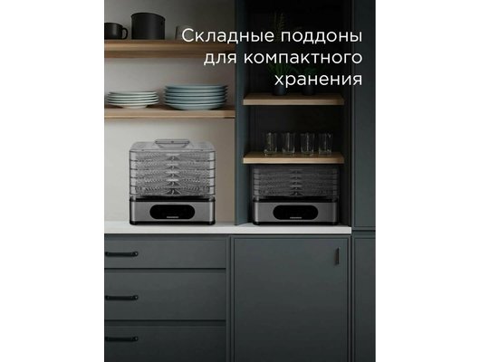 Сушилка РЕДМОНД FD1106 черный/сталь